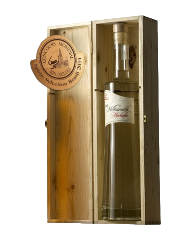 GRAPPA CUVEE MILLESIMATA MORBIDA BIANCA PERONI| ML. 1500| Cassa Legno