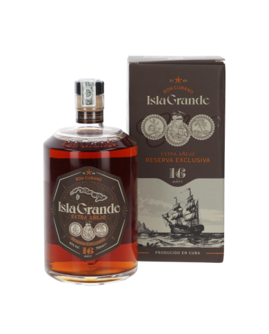 RHUM ISLA GRANDE 16Y EXTRA ANEJO RESERVA ESCLUSIVA| ML. 700| Astucciato