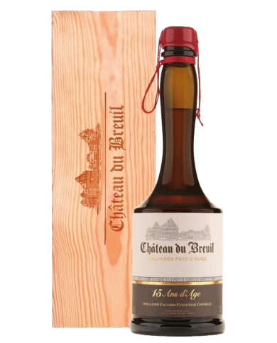 CALVADOS CHATEAU DU BREUIL 15 ANS| ML. 2000| Cassa Cassa Legno