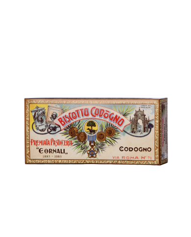 BISCOTTI CODOGNO AL CIOCCOLATO PREMIATA PASTICCERIA CORNALI| GR. 300| Confezione 