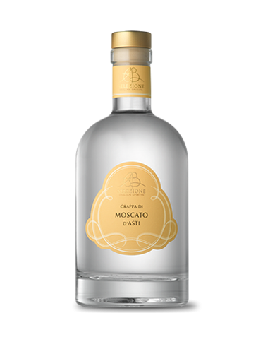 GRAPPA MOSCATO D'ASTI CRU AB SELEZIONE|  ML. 700| Astucciata