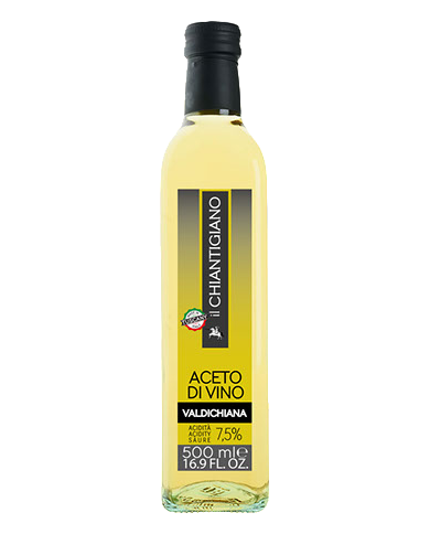 ACETO DI VINO BIANCO VALDICHIANA IL CHIANTIGIANO ACETIFICIO ARETINO| ML. 500 |ACIDITA' 7,5%