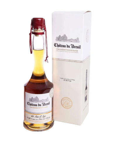 CALVADOS CHATEAU DU BREUIL 10 ANS FUTS DE WHISKY| ML. 700| Astucciato