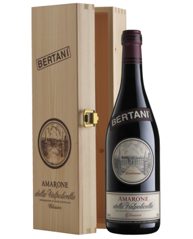 AMARONE DELLA VALPOLICELLA CLASSICO BERTANI (2015)| ML. 750| Cassa legno