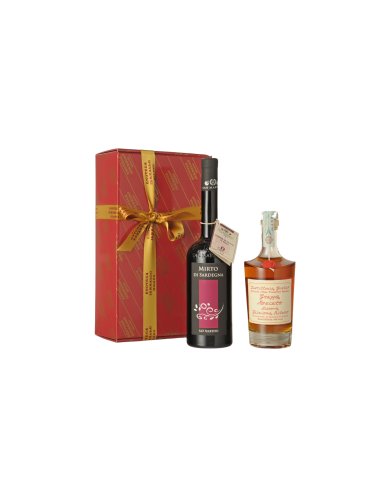 CONFEZIONE LIQUORI D`ITALIA -ISEO- BAULETTO DA 2 BOTTIGLIE