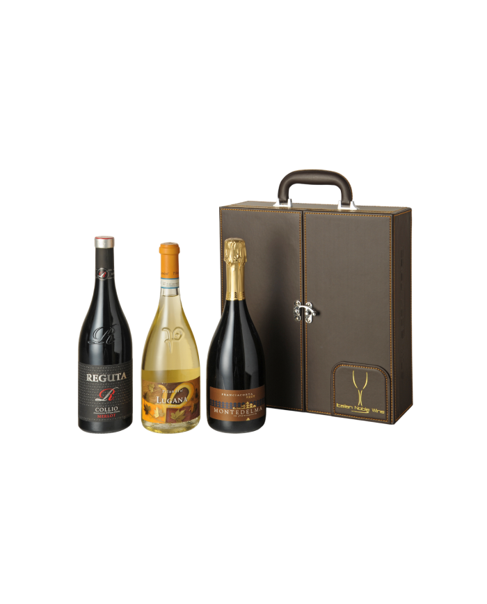 CONFEZIONE VINI D`ITALIA -MALOJA- COFANETTO DA 3 BOTTIGLIE