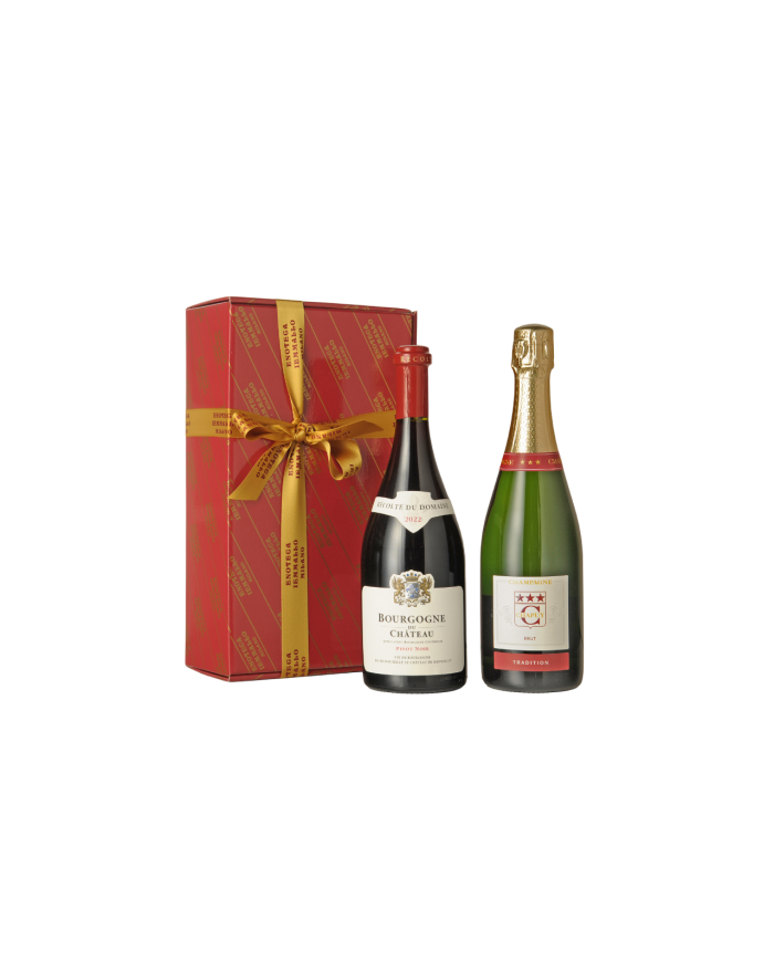 CONFEZIONE VINS DE FRANCE -RHONE- BAULETTO DA 2 BOTTIGLIE