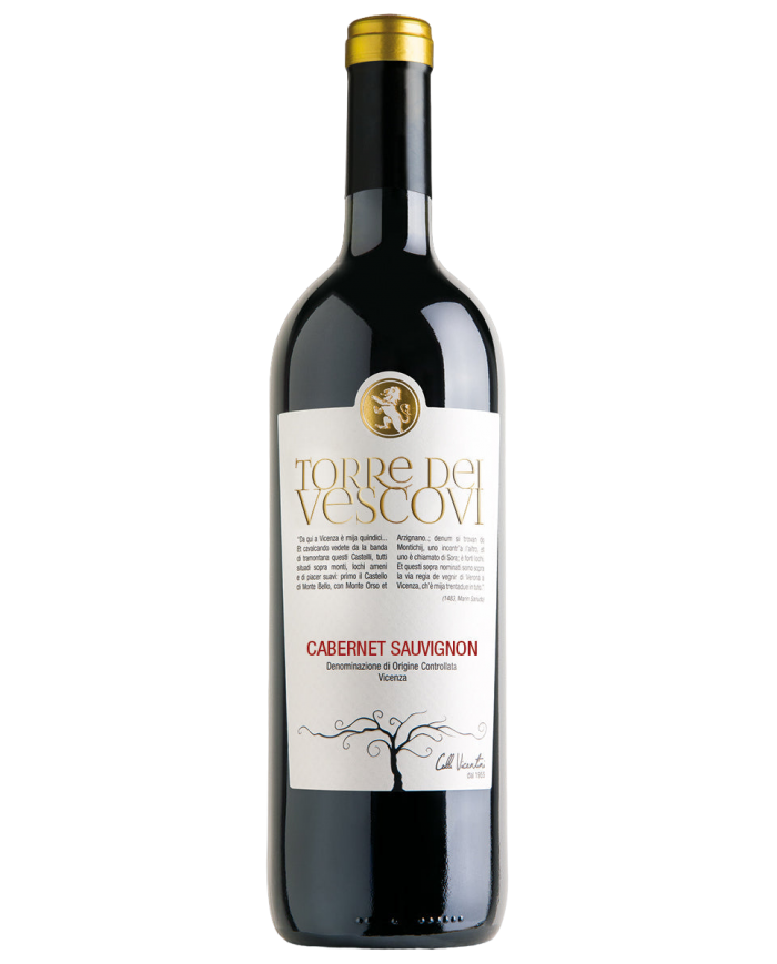 CABERNET SAUVIGNON TORRE DEI VESCOVI COLLI VICENTINI (2022)| ML. 750