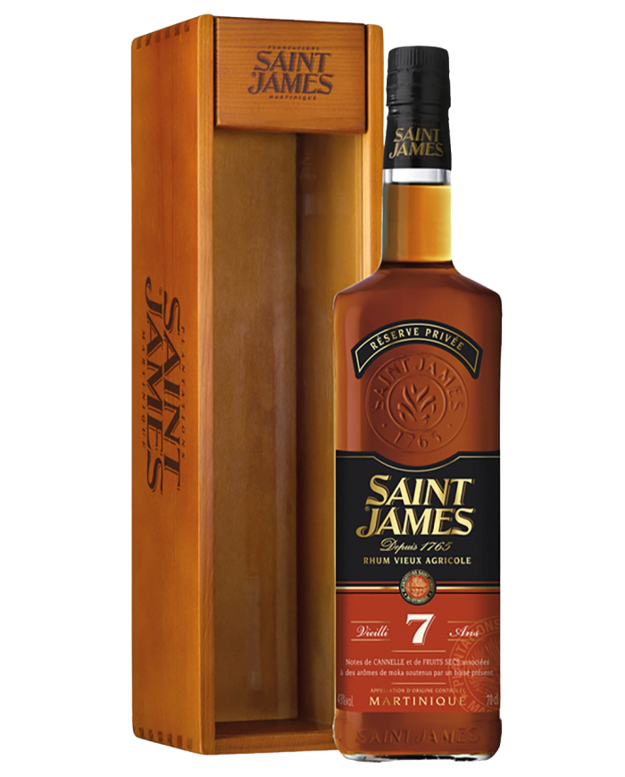 RHUM SAINT JAMES VIEUX 7Y| ML. 700| Cassa Legno