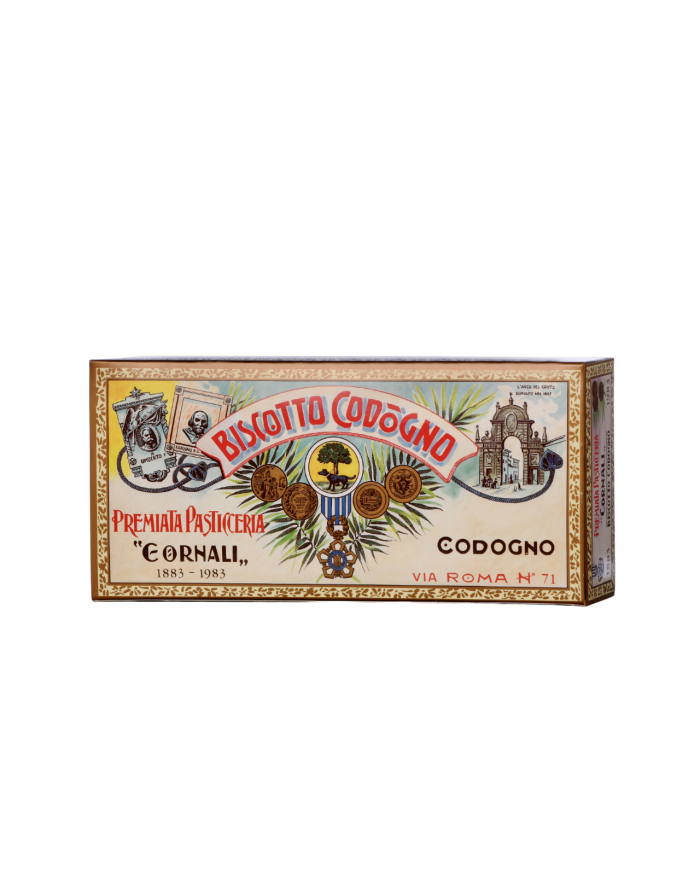 BISCOTTI CODOGNO AL CIOCCOLATO PREMIATA PASTICCERIA CORNALI| GR. 300| Confezione 