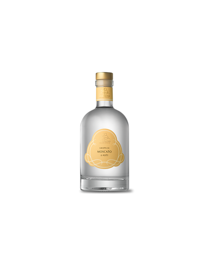 GRAPPA MOSCATO D'ASTI CRU AB SELEZIONE|  ML. 700| Astucciata