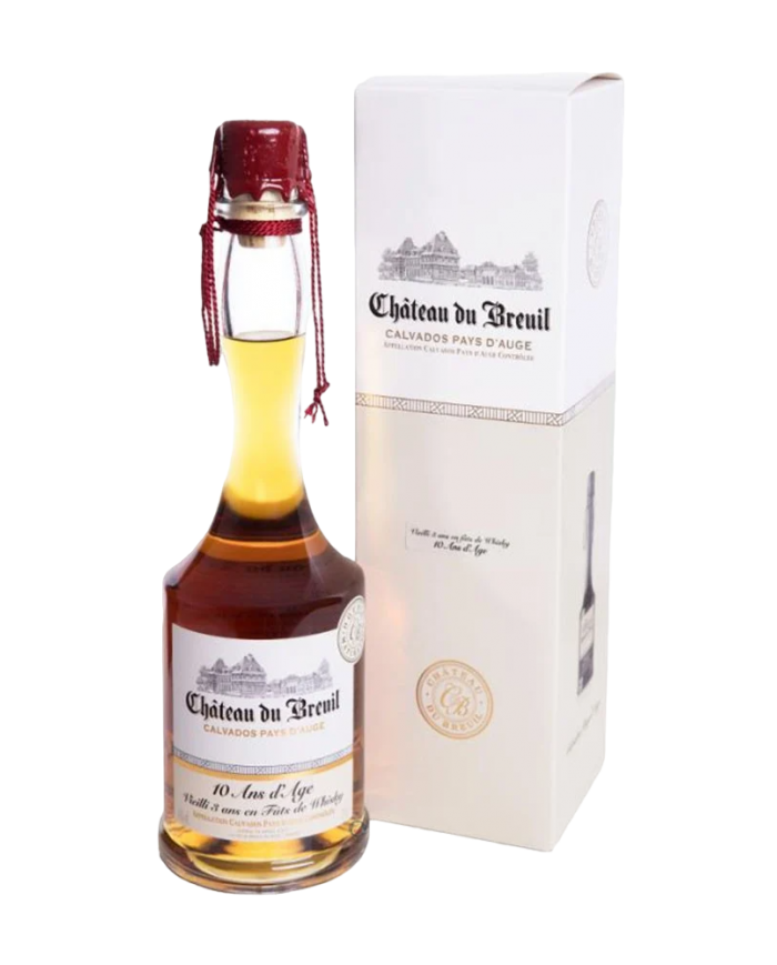 CALVADOS CHATEAU DU BREUIL 10 ANS FUTS DE WHISKY| ML. 700| Astucciato