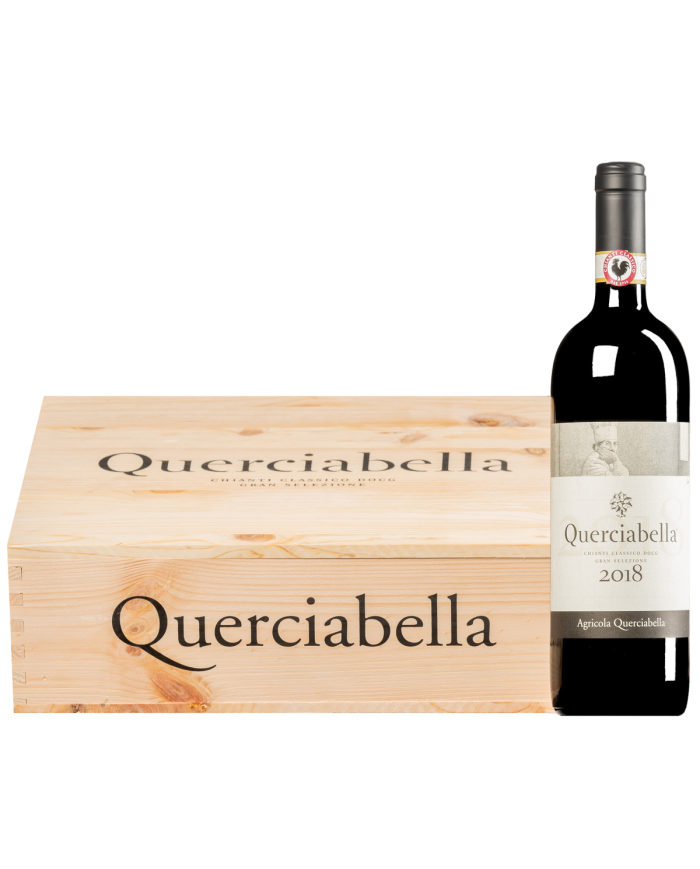 CHIANTI CLASSICO RISERVA QUERCIABELLA (2018)| ML. 1500 Magnum| Cassa Legno