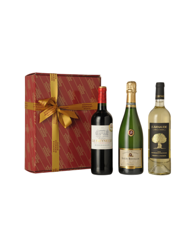 CONFEZIONE VINS DE FRANCE -GIRONDE- BAULETTO DA 3 BOTTIGLIE