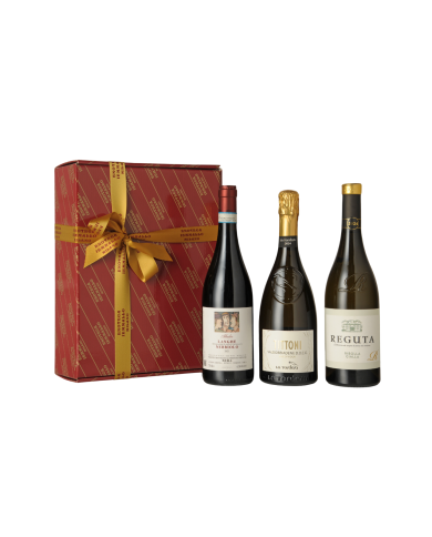 CONFEZIONE VINI D`ITALIA -PORDOI- BAULETTO DA 3 BOTTIGLIE