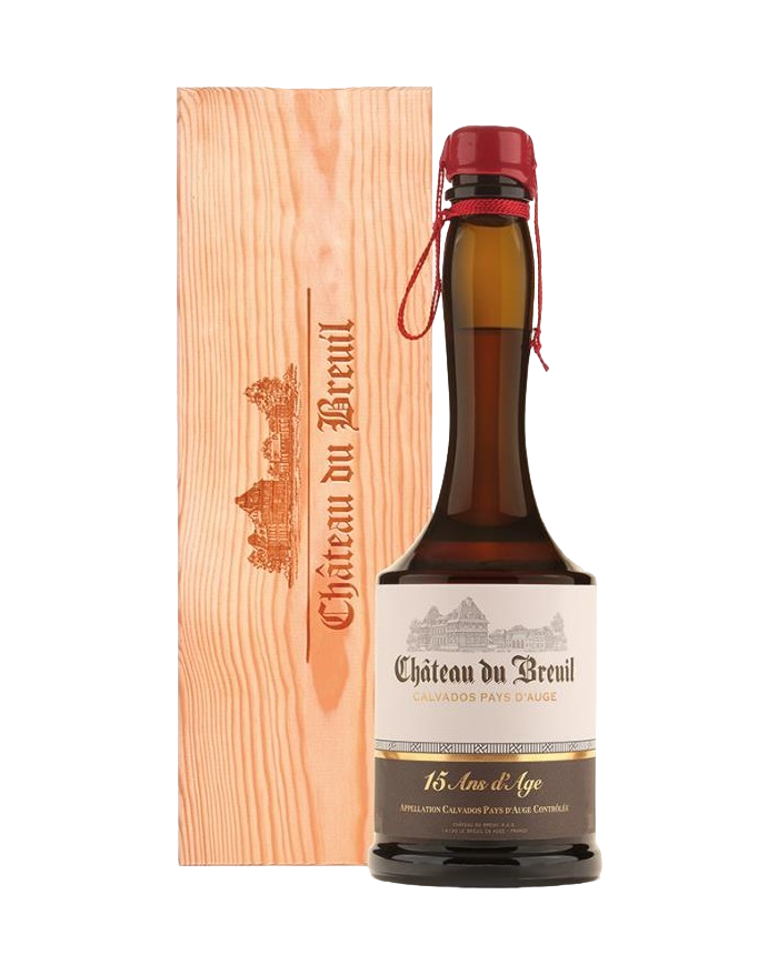 CALVADOS CHATEAU DU BREUIL 15 ANS| ML. 2000| Cassa Cassa Legno