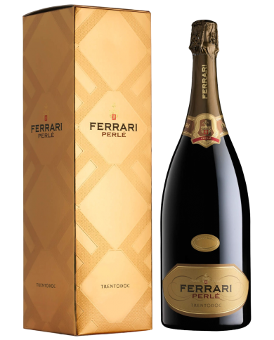 SPUMANTE FERRARI PERLE' BRUT MILLESIMATO (2018)| ML. 1500 Magnum| Astucciato