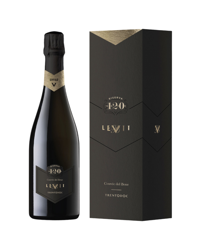 SPUMANTE LEVII CUVEE DEL BENE 120 MESI RISERVA EXTRA BRUT MILLESIMATO (2012)| ML. 750| Astucciato
