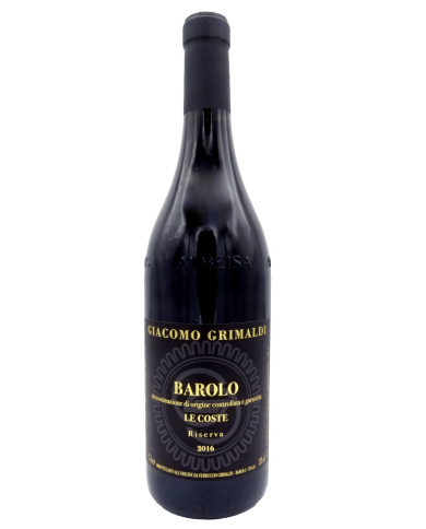 BAROLO RISERVA LE COSTE GRIMALDI (2016)| ML. 750