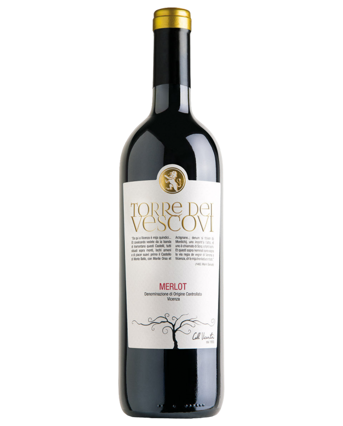 MERLOT TORRE DEI VESCOVI COLLI VICENTINI (2019)| ML. 750