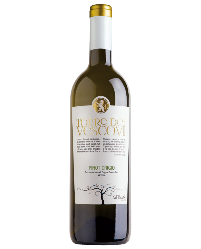 PINOT GRIGIO TORRE DEI VESCOVI COLLI VICENTINI (2024)| ML. 750