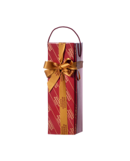 COFANETTO LUXURY IN PELLE GIALLA A SCRIGNO PER 1 BOTTIGLIA MAGNUM DA ML. 1500 