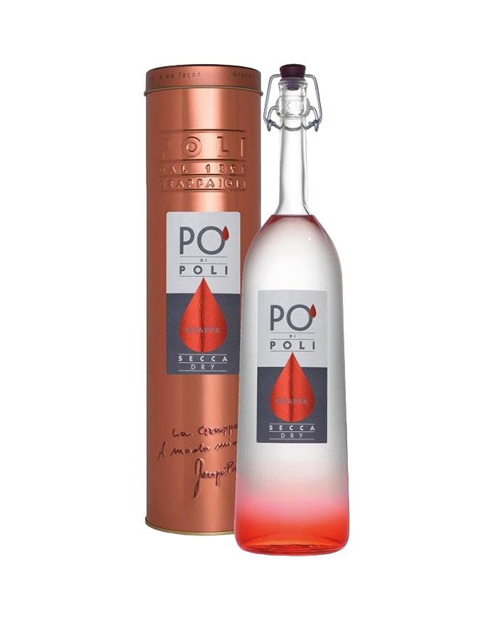 GRAPPA MERLOT SECCA PO POLI| ML. 700| Astucciata