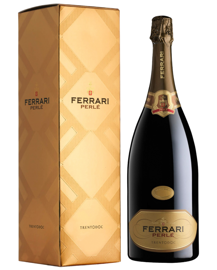 SPUMANTE FERRARI PERLE' BRUT MILLESIMATO (2018)| ML. 1500 Magnum| Astucciato