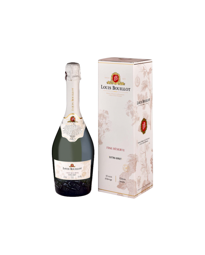 CREMANT DE BOURGOGNE BOUILLOT EXTRA BRUT FINE RESERVE| ML. 750| Astucciato
