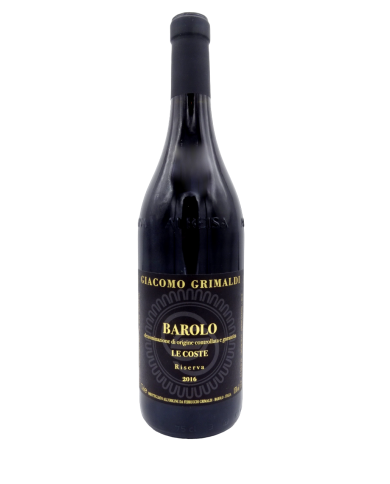 BAROLO RISERVA LE COSTE GRIMALDI (2016)| ML. 3000 Doppio Magnum| Cassa Legno