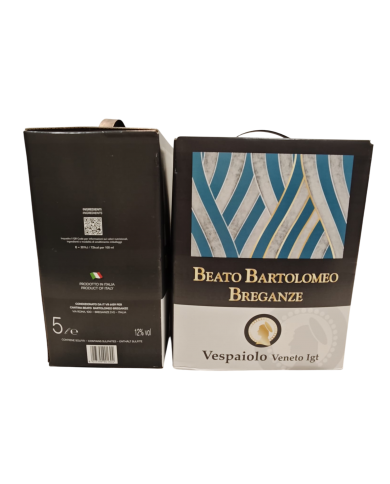 VESPAIOLO BAG IN BOX BREGANZE| LITRI 5| Bag in Box