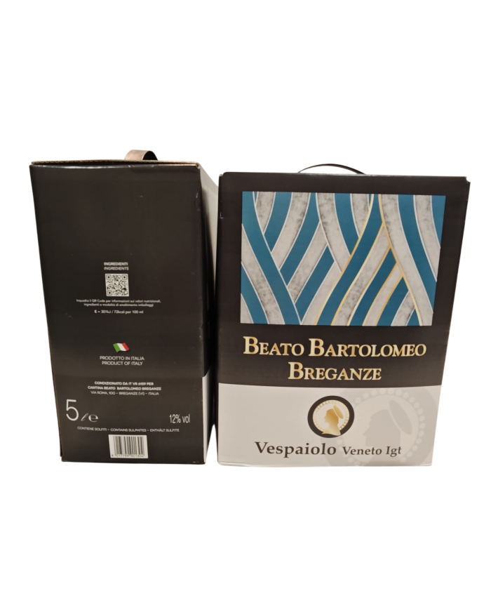 VESPAIOLO BAG IN BOX BREGANZE| LITRI 5| Bag in Box