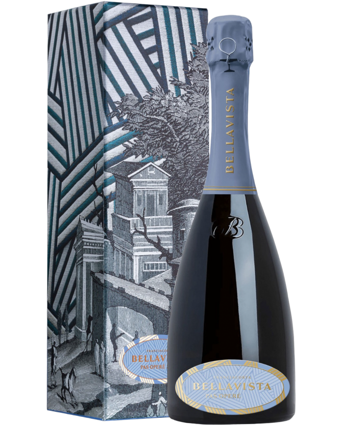 FRANCIACORTA BELLAVISTA EXTRA BRUT PAS OPERE (2020)| ML. 750| Astucciato