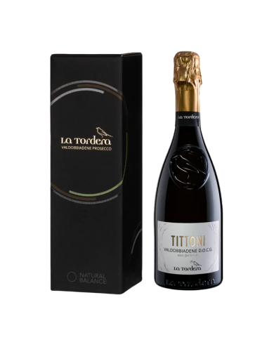 SPUMANTE LA TORDERA TITTONI RIVE DI VIDOR VALDOBBIADENE PROSECCO SUPERIORE (2024)| ML. 3000 Doppio Magnum| Astucciato