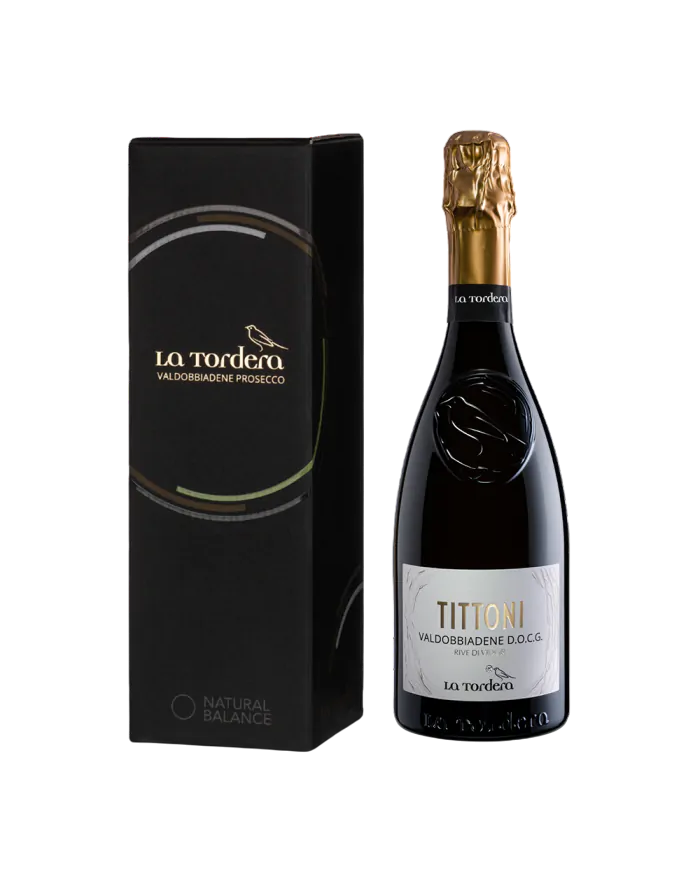 SPUMANTE LA TORDERA TITTONI RIVE DI VIDOR VALDOBBIADENE PROSECCO SUPERIORE (2024)| ML. 3000 Doppio Magnum| Astucciato