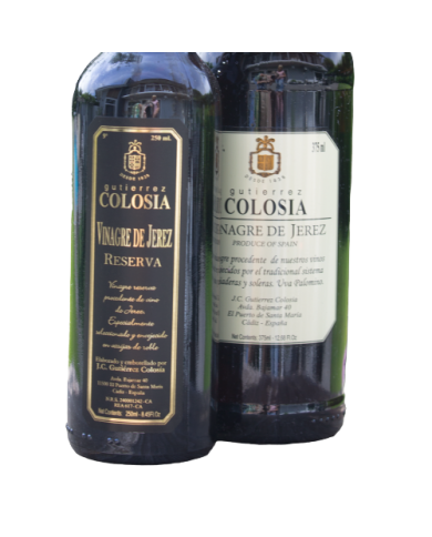 ACETO DI JEREZ RESERVA GUTIERREZ COLOSIA| ML. 250| ACIDITA' 9% 